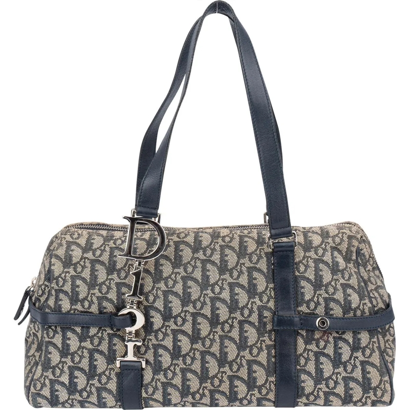 Christian Dior Schultertasche Christian Dior Trotter Monogram Boston Hanbag mehrfarbig