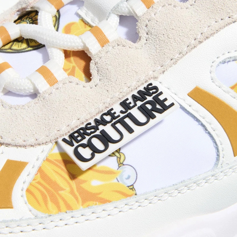 Versace Jeans Couture Low-Top-Sneaker Fondo Hiker White/Gold(Image 3)