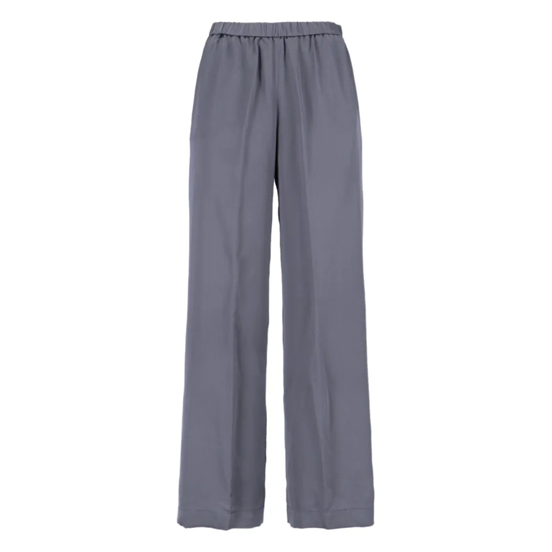Aspesi  Classic Tailored Grey Trousers With Straight Leg C Grey