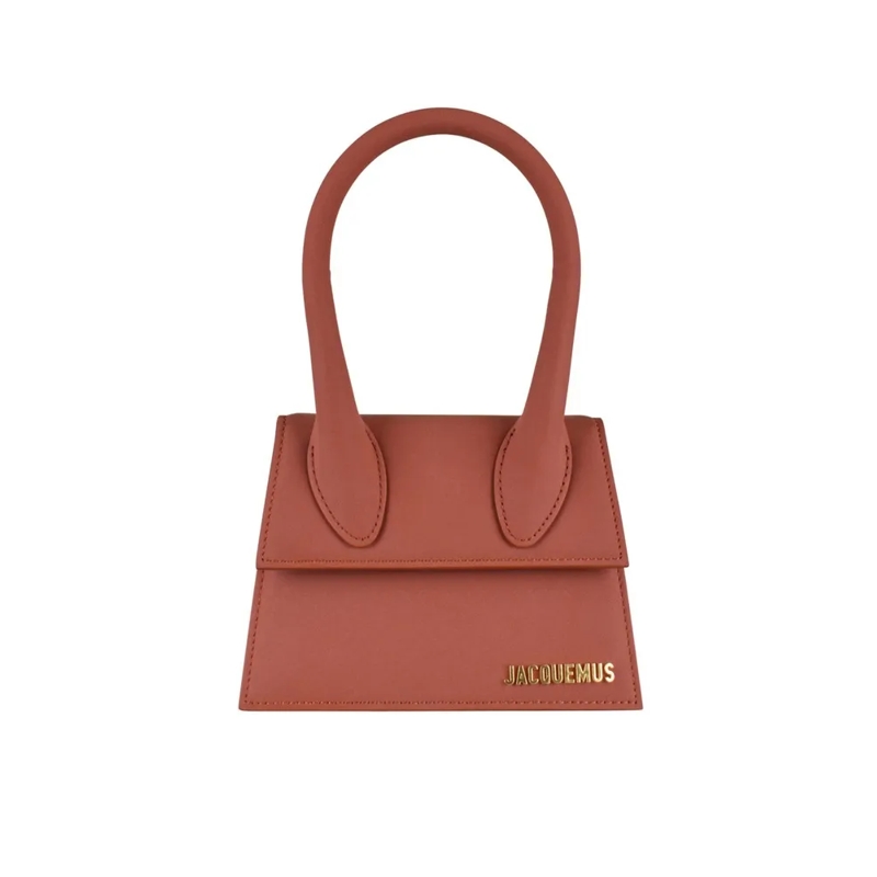 Jacquemus Schultertasche The Middle Chiquito Brown