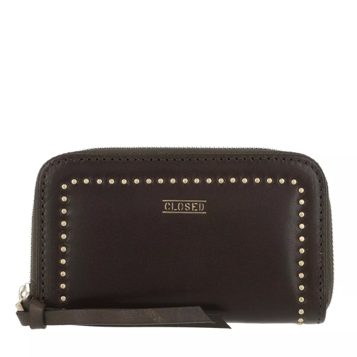 Closed Wallet Tanned Leather Sea Tangle Portemonnaie mit Zip-Around-Reißverschluss