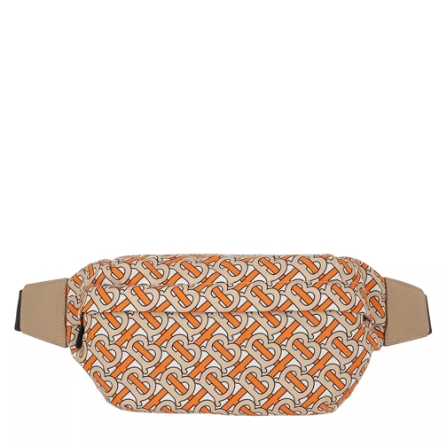 Burberry Medium Monogram Print Belt Bag Bright Orange Crossbody Bag