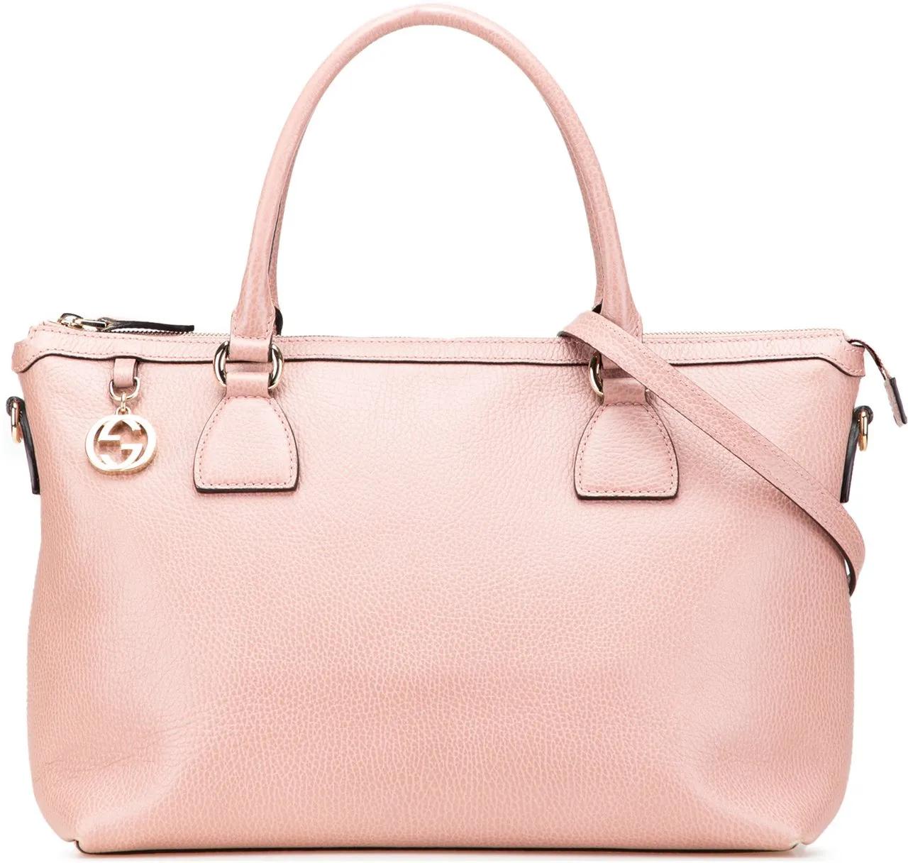 Gucci Hobo Bags - Dollar Calfskin GG Charm Satchel - Gr. unisize - in Gold - für Damen