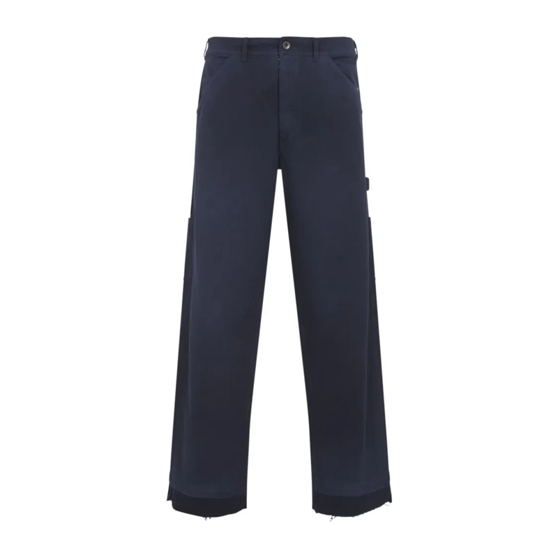 Maison Margiela Jeans Straight-Leg Casual Pants With Classic Waistband Black