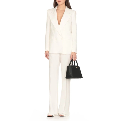 Elisabetta Franchi Blazer Ivory Linen Blend Blazer Neutrals (Image 2)