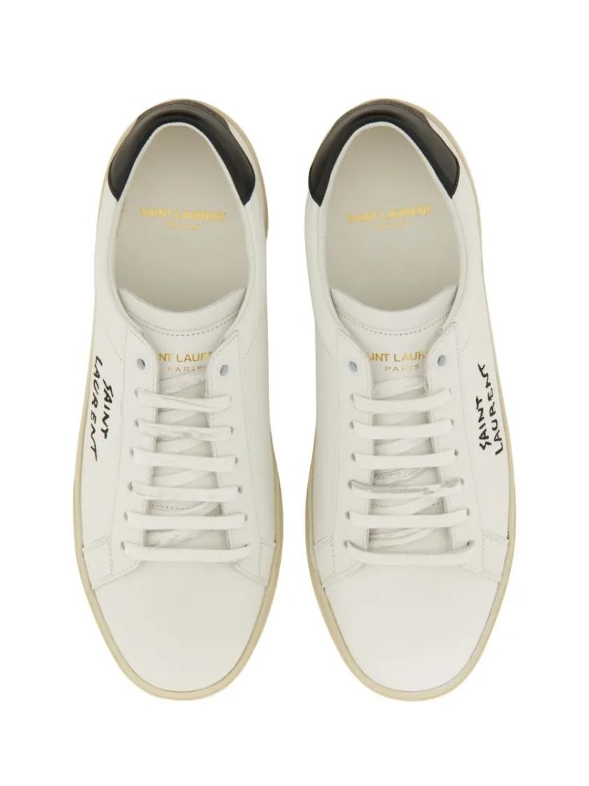 Thumbnail - Saint Laurent Low-Top Sneaker - "Court Classic Sl/06" Sneaker - Gr. 36 (EU) - in Weiß - für Damen