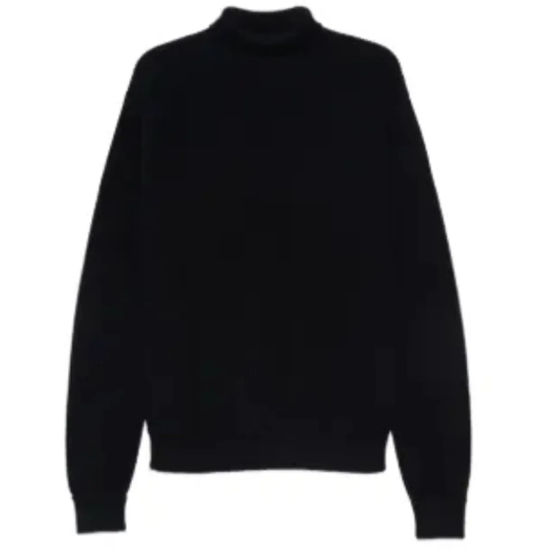 Jil Sander Pullover High Neck Sweater blau