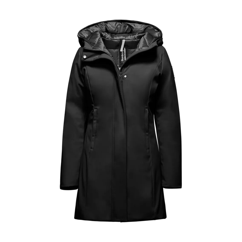 Bomboogie Parka Short Waterproof Softshell Coat Black