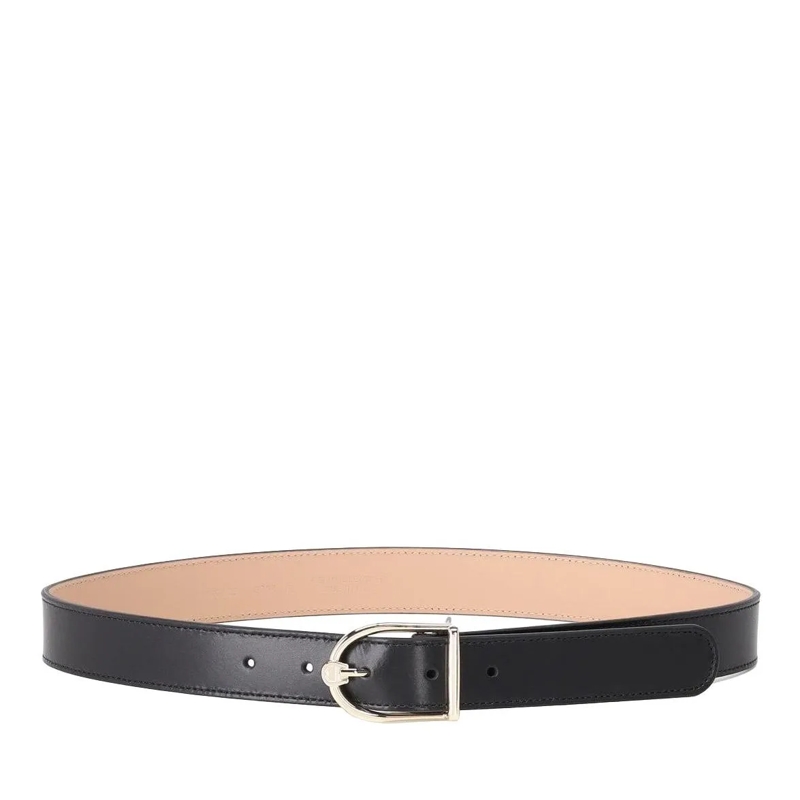 AIGNER Riem Gürtel aus Leder Schwarz