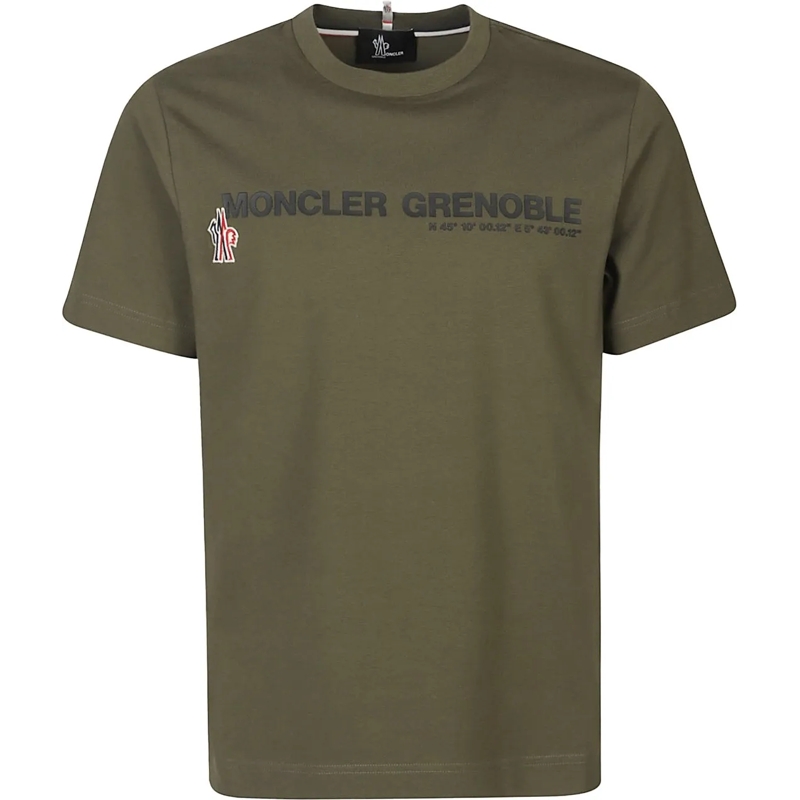 Moncler T-Shirt Logo T-shirt Green grün