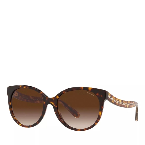Coach 0HC8321 Sunglasses Dark Tortoise Lunettes de soleil
