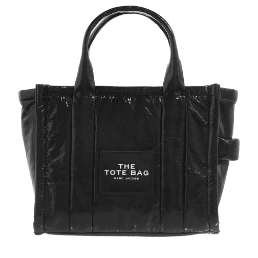 Marc Jacobs The Shiny Crinkle Mini Tote Bag  Black Tote