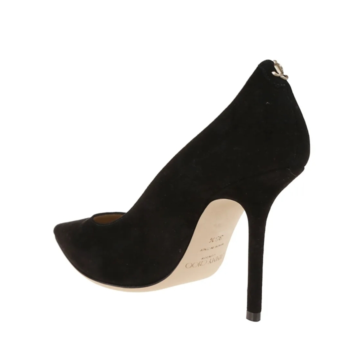 Jimmy Choo Love 100 Suede Pumps Black | Pumps