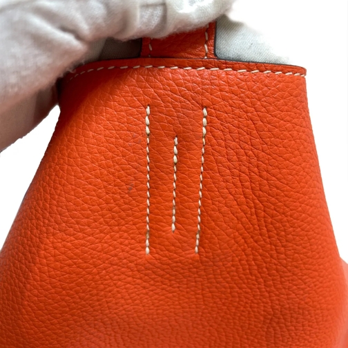 Hermès Sac à bandoulière 2016 Clemence Double Sens 36 orange (Image 10)