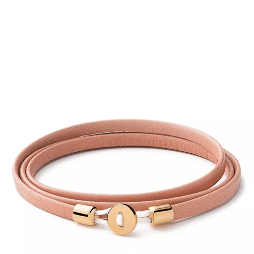 Miansai Nexus Wrap Bracelet Gold Vermeil Polished S Salmon Armband