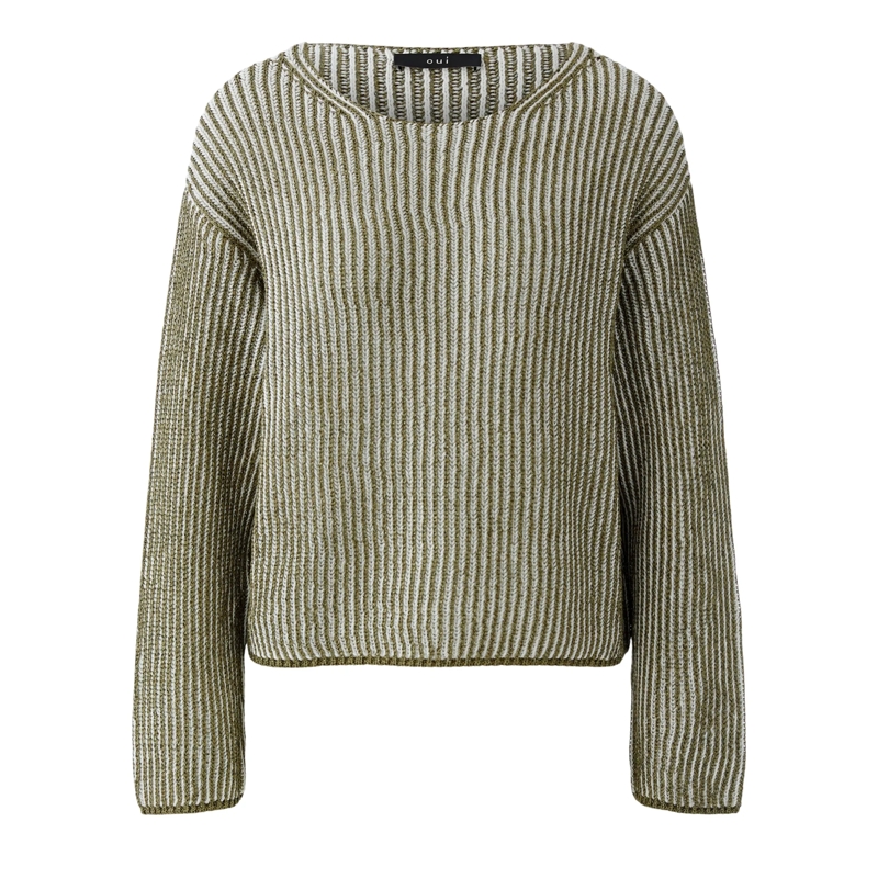 Oui Pullover Pullover khaki