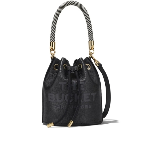 Marc Jacobs Sac reporter Black Leather Bucket Bag Black