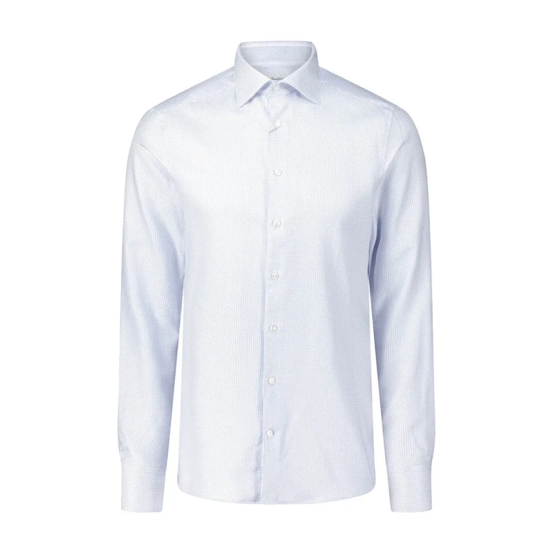 STENSTRÖMS Hemd Hemd mit Musterung Hellblau