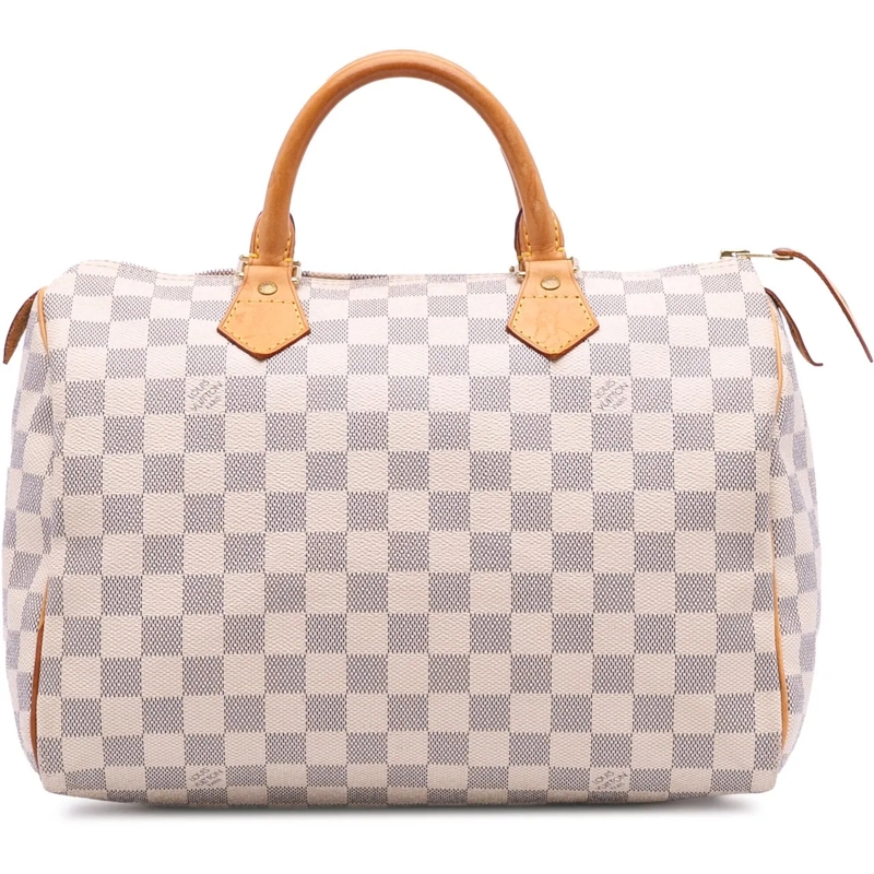 Louis Vuitton Tote Damier Azur Speedy 30 weiß