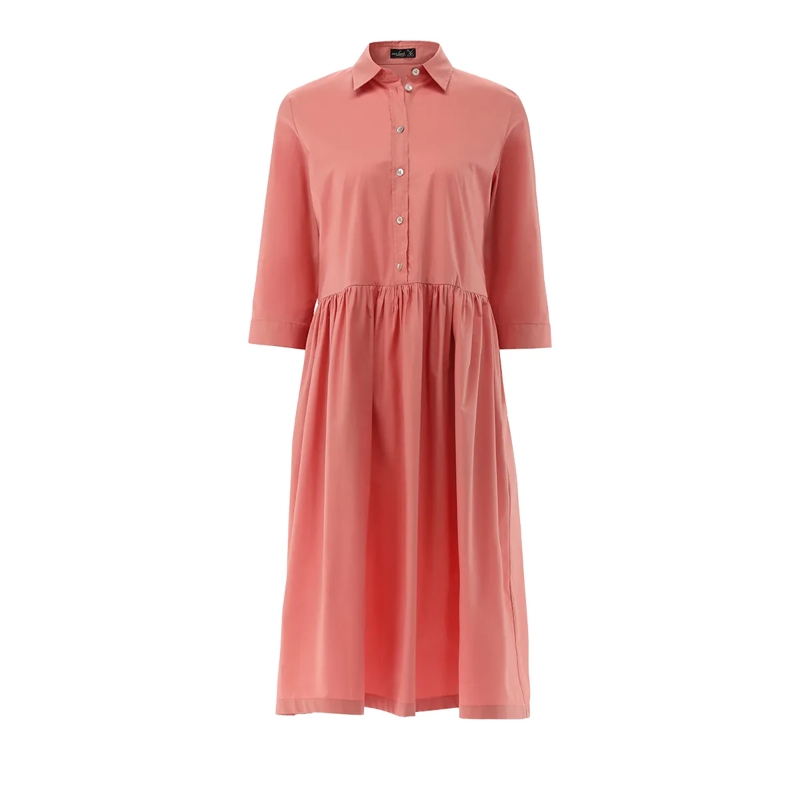 VAN LAACK Maxikleid Kleid Modern Fit Uni koralle koralle