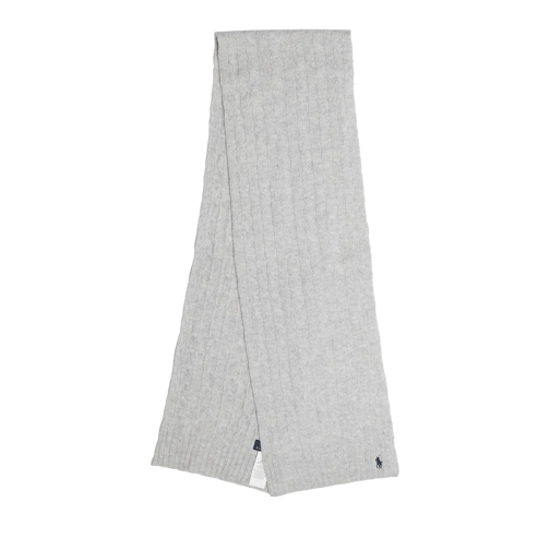 Polo Ralph Lauren Wl Cshmr Csf-Scarf-Oblong Soft Grey Écharpe en laine