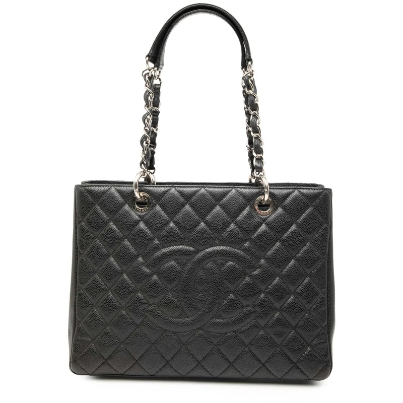 Chanel Shopper Caviar Grand Shopping Tote schwarz