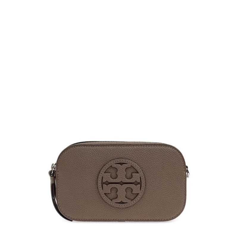Tory Burch Schultertasche Compact Tortora Mini Crossbody Bag Brown