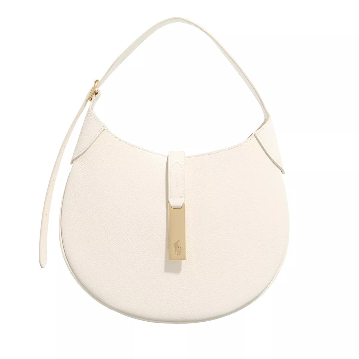 Polo Ralph Lauren Hobo Bag - Shoulder Bag Small - Gr. unisize - in Creme - für Damen