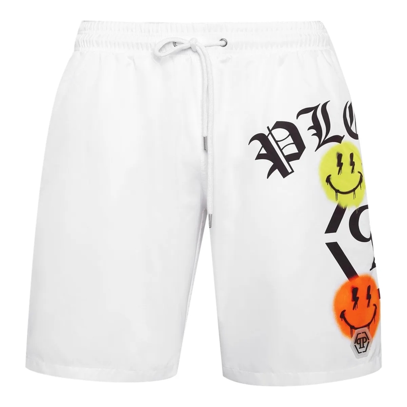 Philipp Plein  Badehose weiss
