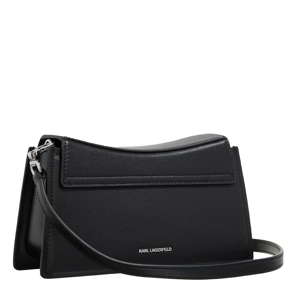 Karl Lagerfeld Crossbody bags K Ikonik 2.0 Leather Shb Studs in zwart