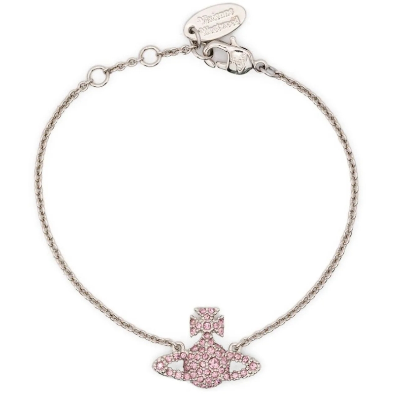 Vivienne Westwood Bracelet Bijoux Platinumlight Amethystcrysta silber