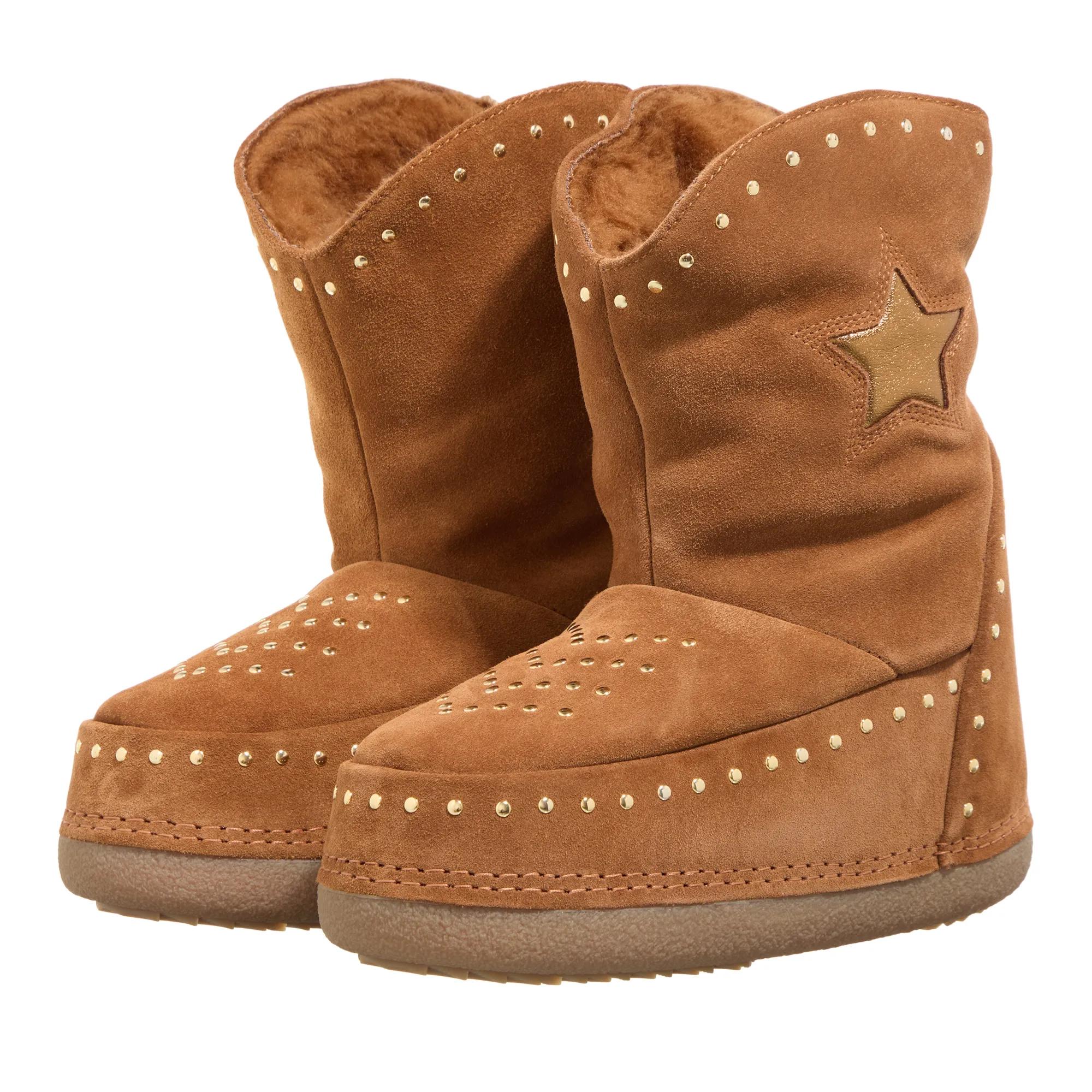 INUIKII Boots & Stiefeletten - Cowboy Studs - Gr. 36 (EU) - in Braun - für Damen