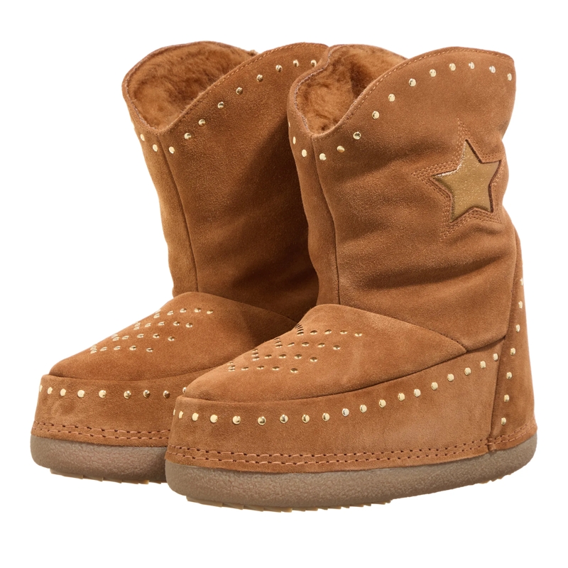 INUIKII Winterboots Cowboy Studs Brown