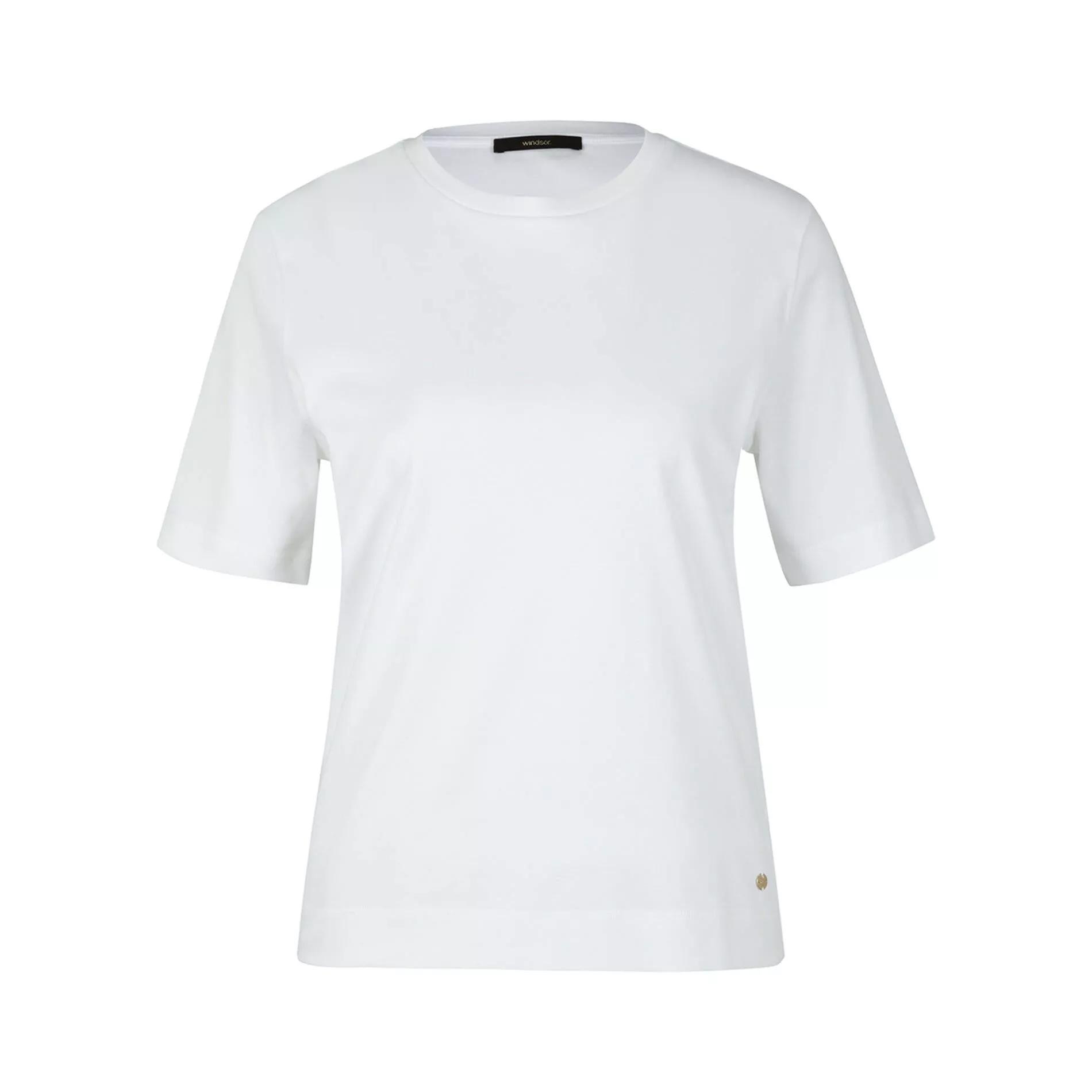 windsor. - T-Shirt aus Baumwolle 47701888729434 - Größe 38 - white