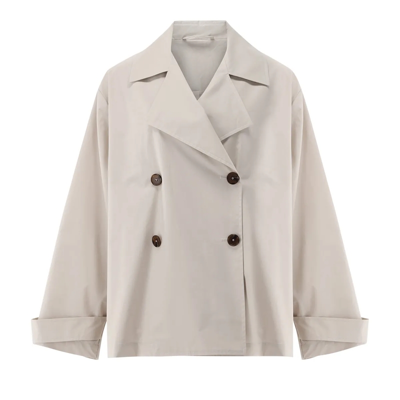 VAN LAACK Blazer Mantel Modern Fit Uni braun