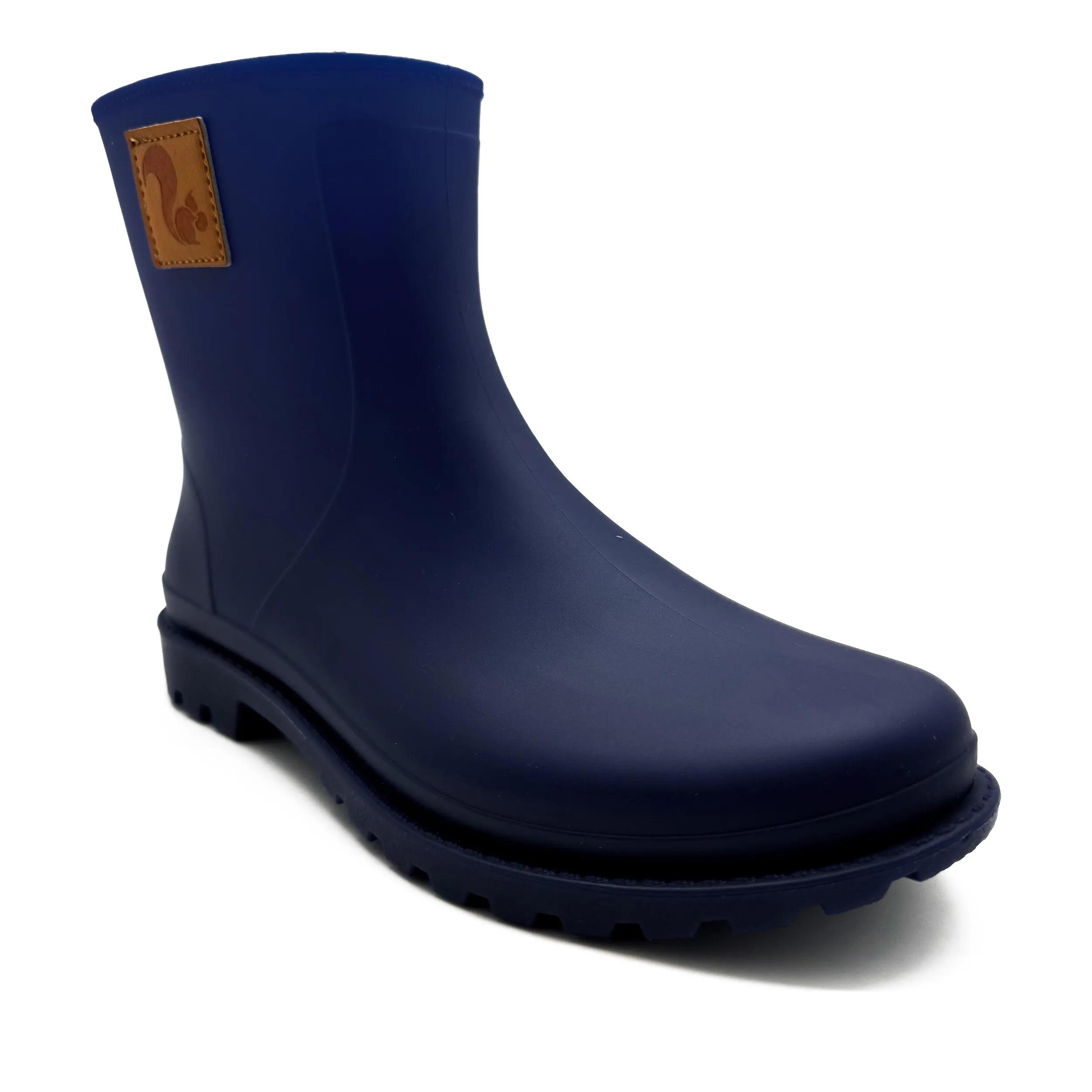 thies Boots & Stiefeletten - thies ® Bio Rainboot dark navy vegan (W)  100% wa - Gr. 36 (EU) - in Blau - für Damen