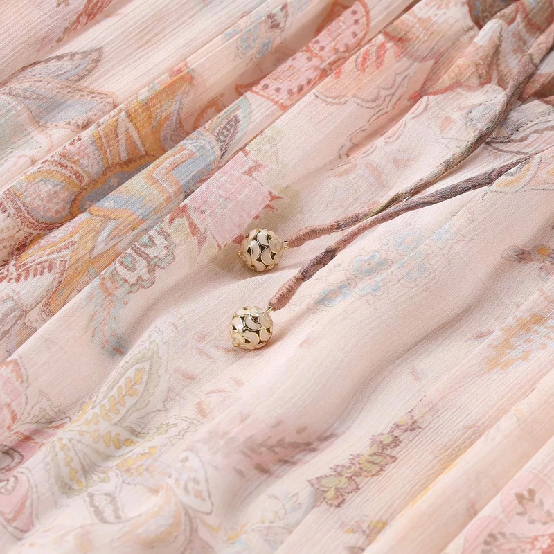 Zimmermann Maxikleid Kleid Alchemy mit Muster pink(Image 4)