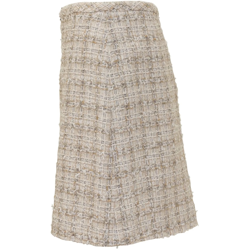 Versace Minijupe Gonna in Tweed weiß(Image 3)