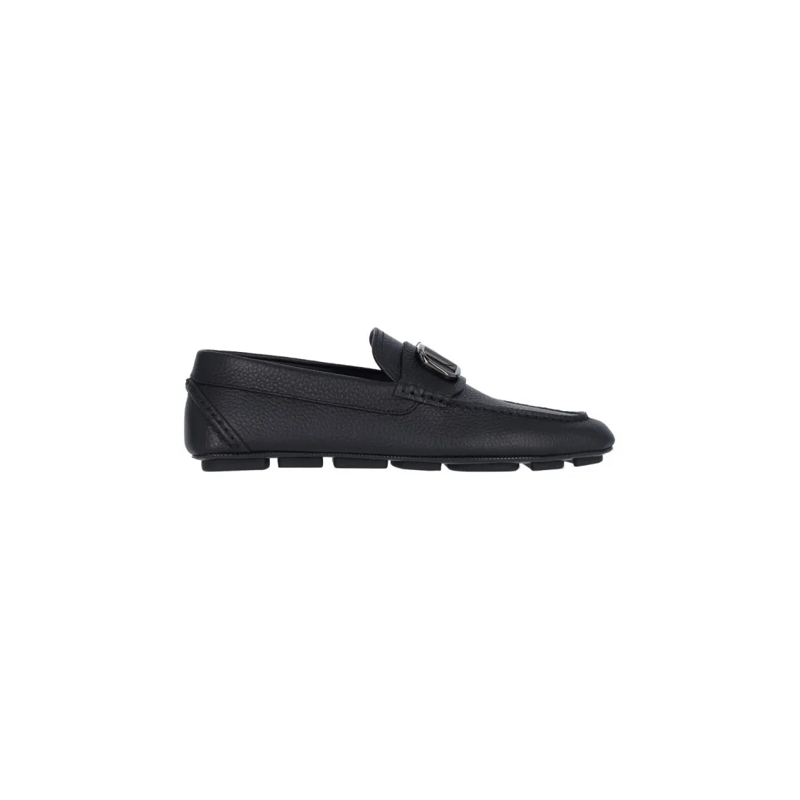 Valentino Garavani Loafer Vlogo' Moccasins – Black Black