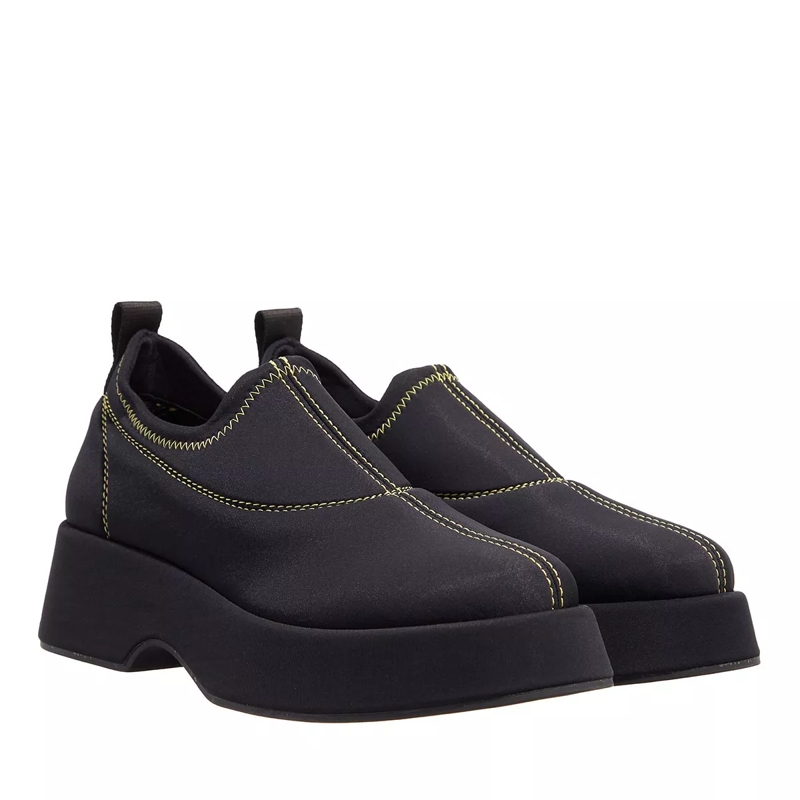 GANNI Mocassin Retro Flatform Shoe Black