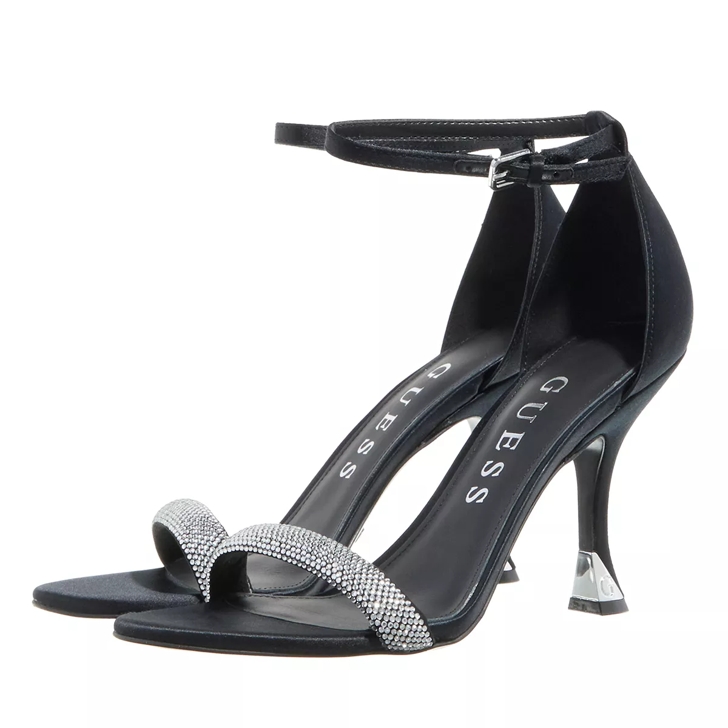 Black guess sandals hotsell