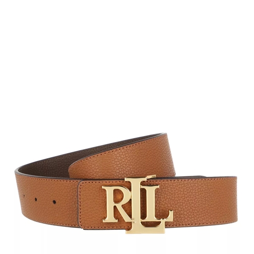 Lauren Ralph Lauren Rev Lrl 40 Dress Casual Wide Lauren Tan/Dark Brown Leather Belt