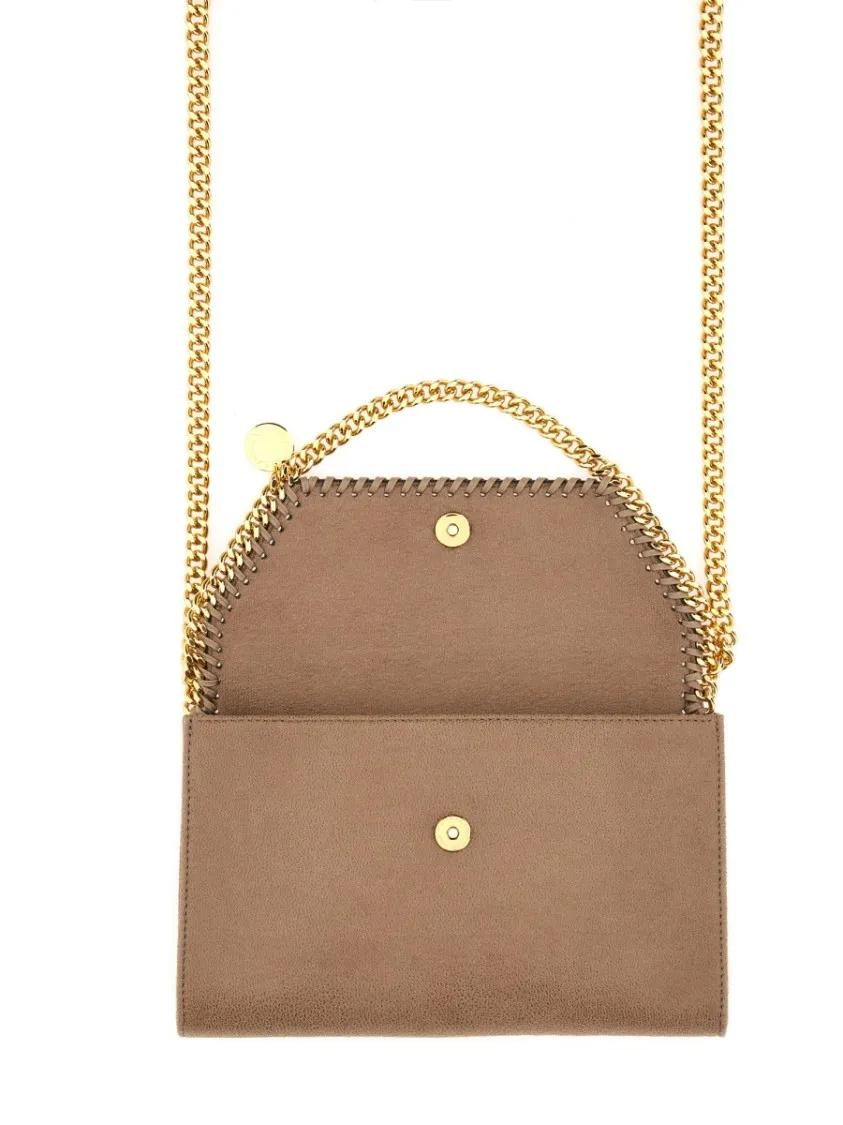 Stella Mccartney Hobo bags Rectangular Mini Bag With Chain Shoulder Strap in bruin