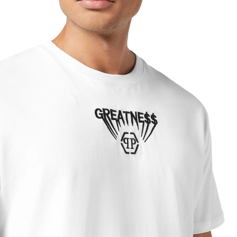 Philipp Plein T-Shirt T-Shirt Rundhalsausschnitt Ss weiss(Image 5)