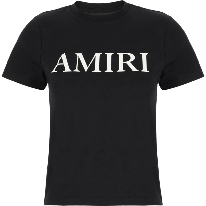Amiri T-shirt Amiri Black cotton t-shirt schwarz
