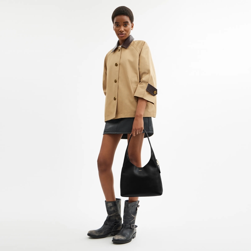 Coach Hobo Bag Brooklyn Shoulder Bag 28 Black(Image 3)
