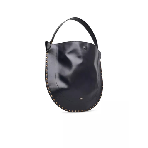 Isabel Marant Oskan' Black Soft Leather Bag Black Borsetta a tracolla