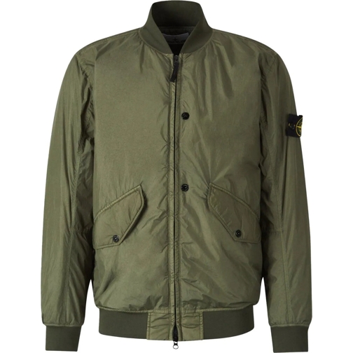 Stone Island Daunenjacken Technical Bomber Jacket grün