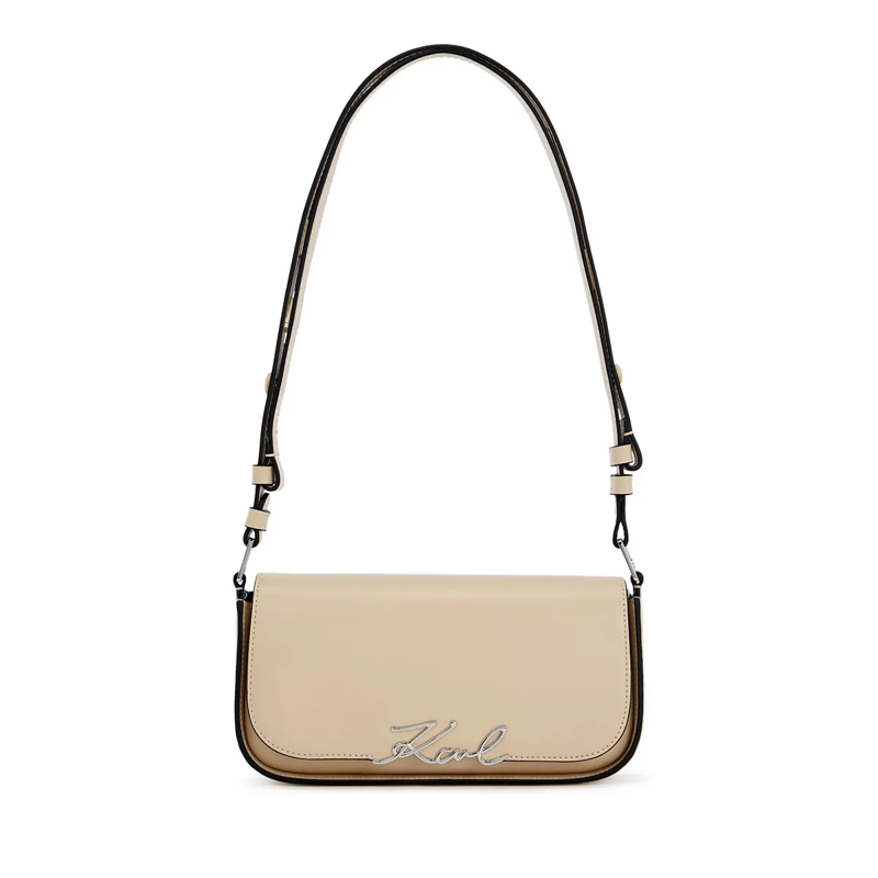 Karl Lagerfeld Crossbody Bag K/SIGNATURE ZWEIWEG-UMH�NGETASCHE beige