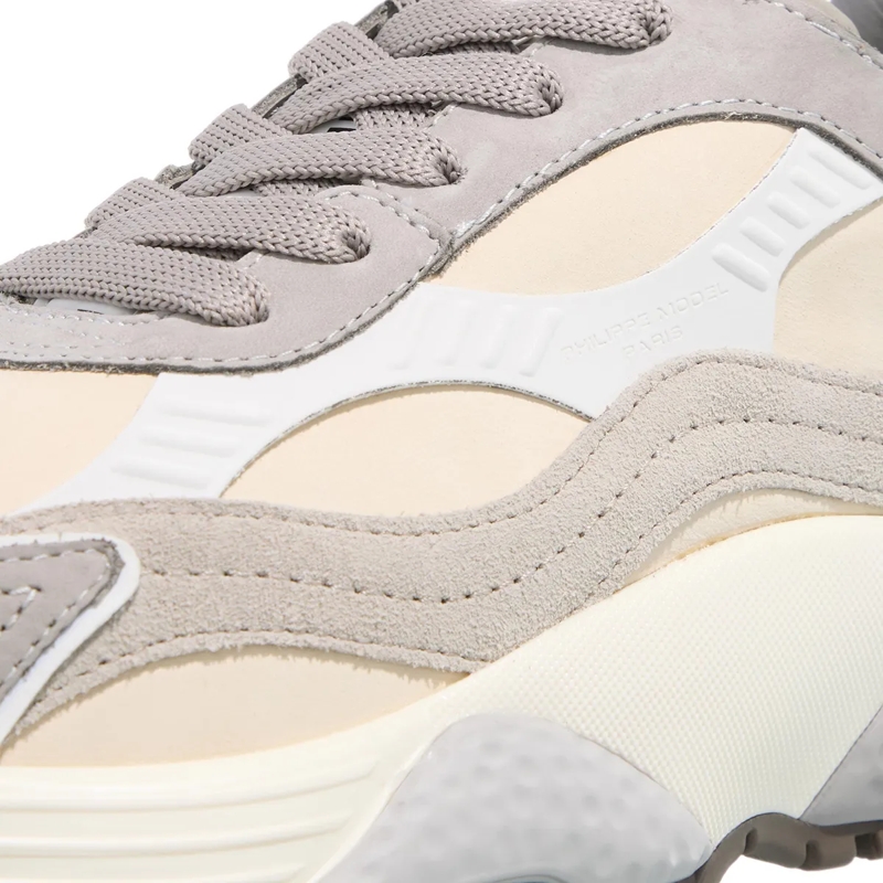 Philippe Model Low-Top-Sneaker Odeon Low Woman Veau Mixage_Gris(Image 5)